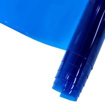 Folha de vinil PVC azul transparente 30 cm x 120 cm em rolo Folha de vinil PVC azul transparente 30 cm x 120 cm em rolo