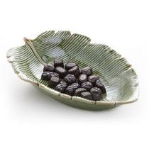 Folha Decorativa de Cerâmica Banana Leaf Verde 30cm x 20,5cm x 6,5cm - Lyor Folha Decorativa de Cerâmica Banana Leaf Verde 30cm x 20,5cm x 6,5cm - Lyor