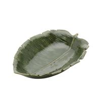 Folha Decorativa de Cerâmica Banana Leaf Verde 30cmx20,5cm x 6,5cm Lyor Folha Decorativa de Cerâmica Banana Leaf Verde 30cmx20,5cm x 6,5cm Lyor