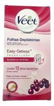 Folha Depilatória Corporal Veet Pele Normal E Seca 12 Unideades Folha Depilatória Corporal Veet Pele Normal E Seca 12 Unideades