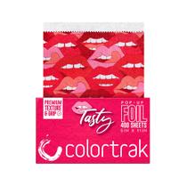 Folha dobrável Colortrak Tasty com dispensador de 400 folhas (5 x 11 polegadas) Folha dobrável Colortrak Tasty com dispensador de 400 folhas (5 x 11 polegadas)