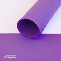 Folha EVA Liso 1,5mm 40x60cm Violeta - Ideal para Artesanato e Decoração