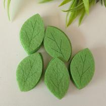 Folha Feltro Verde Limão 3cm - 25 und