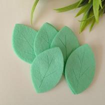 Folha Feltro Verde Portfino 5,5cm - 10 und