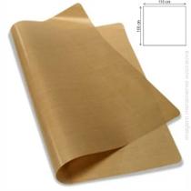 Folha fita de teflon sem adesivo para prensa térmica - 100 x 110 cm x 0,13 mm - Almeida Costura