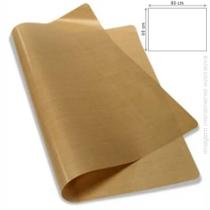 Folha fita de teflon sem adesivo para prensa térmica - 60 x 80 cm x 0,13 mm - Almeida Costura