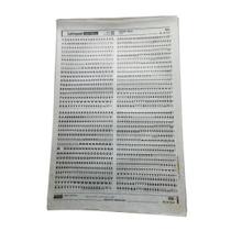 Folha Letraset 25 X 38 cm Decalque Letras Adesivas Ref. 198 Folha Letraset 25 X 38 cm Decalque Letras Adesivas Ref. 198