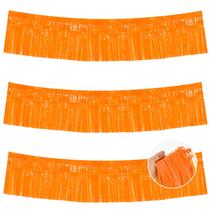 Folha metálica Fringe Garland BEISHIDA laranja 9 m de Halloween
