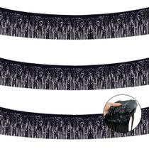 Folha metálica preta Fringe Garland BEISHIDA, 3 pacotes (9 m)
