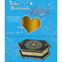 Folha Metalizada 15x15cm - Ouro Folha Metalizada 15x15cm - Ouro