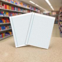 Folha Papel Almaço com ou sem Pauta -400 folhas