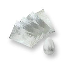 Folha Papel Chumbo Prata 40x50 Ovos Pascoa, Chocolete 40UN
