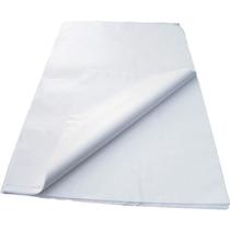 Folha Papel de Seda Branco Liso 50x70 200 Folhas 100% Celuloce Para Embalagens Decorações Enfeites