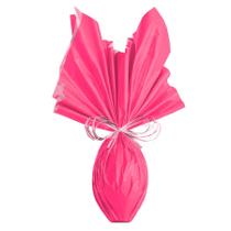 Folha para Ovos de Páscoa Double Face Acetinado Rosa Pink 69x89cm - 25 unidades - Cromus - Rizzo