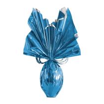 Folha para Ovos de Páscoa Metalizado Azul 69x89cm - 05 unidades - Cromus Páscoa - Rizzo Embalagens