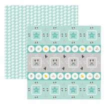 Folha para Scrapbook Baby Mickey - Dupla Face