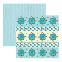 Folha para Scrapbook Dupla Face by Mariceli - Festa no Bosque