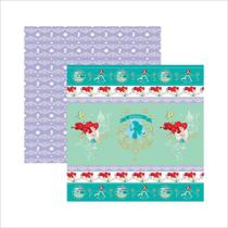 Folha para Scrapbook Dupla Face Disney - Ariel - Toke e Crie