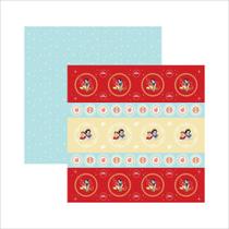 Folha para Scrapbook Dupla Face Disney - Branca de Neve Folha para Scrapbook Dupla Face Disney - Branca de Neve