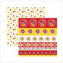 Folha para Scrapbook Dupla Face Disney - Minnie Mouse