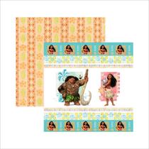 Folha para Scrapbook Dupla Face Disney - Moana