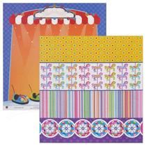 Folha para Scrapbook Dupla Face - Parque de Diversão Folha para Scrapbook Dupla Face - Parque de Diversão