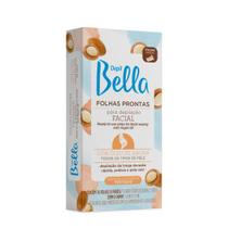 Folha pronta para depilacao facial argan 16un depil bella