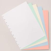 Folha Refil Grande 90g 50fls Colorido Caderno Inteligente