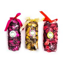 Folha seca decorativa colors 60g no pacote Folha seca decorativa colors 60g no pacote