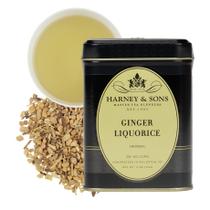 Folha solta de alcaçuz de gengibre e chá Harney & Sons 112g