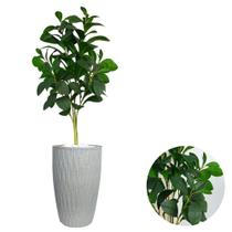 Folhagem Artificial Laranjeira Com Vaso Ondulado Casa Sala Folhagem Artificial Laranjeira Com Vaso Ondulado Casa Sala