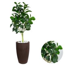 Folhagem Artificial Laranjeira Com Vaso Ondulado Casa Sala Folhagem Artificial Laranjeira Com Vaso Ondulado Casa Sala