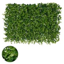 Folhagem Artificial Placa Eucalipto Plástico Verde 40x60cm