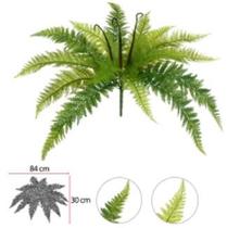 Folhagem Artificial Samambaia C/Print Verde 54cm