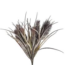 Folhagem Capim Cinza 40X25Cm Planta Artificial Permanente