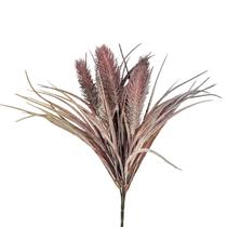Folhagem Capim Vermelho 40X25Cm Planta Artificial Permanente