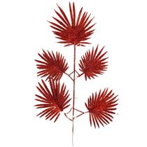 Folhagem de Natal Vermelha 57x23cm - Decoração de Árvore