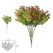 FOLHAGEM PICK GRASS C/PRINT 6 GALHOS (VERDE OUTONADO) 23cm - Flor Arte FOLHAGEM PICK GRASS C/PRINT 6 GALHOS (VERDE OUTONADO) 23cm - Flor Arte