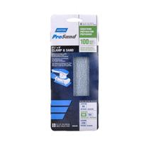 Folhas abrasivas Norton Pro Sand 3x9 em 100 Grit, pacote com 6