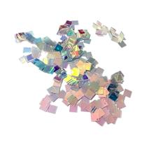 Folhas Acrílicas Holográficas Arco-Íris 50/100 Peças, Placas Coloridas Iridescentes De Dupla Face