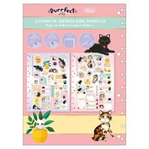 Folhas Adeviso Tilibra Tilidisco Purrfect Cats 2 Fls Folhas Adeviso Tilibra Tilidisco Purrfect Cats 2 Fls