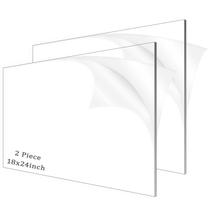 Folhas de acrílico ADTDA 3 mm de espessura 45 cm x 60 cm 2 peças