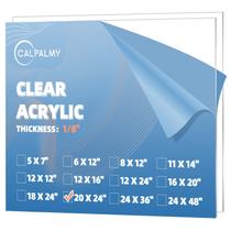 Folhas de acrílico CALPALMY 20x24 cm e 3 mm de espessura (pacote com 2)