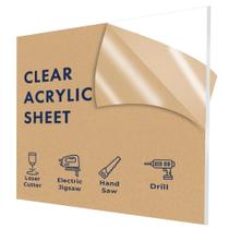 Folhas de acrílico Falken Design Clear 60x90cm 5mm de espessura Folhas de acrílico Falken Design Clear 60x90cm 5mm de espessura