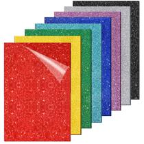 Folhas de acrílico Glitter Adrattnay de 3 mm de espessura 20,2 x 30,4 cm 8 unidades