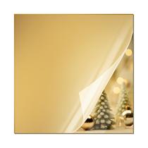 Folhas de acrílico KINLINK 30x30cm, espelho dourado de 3 mm, 1 pacote