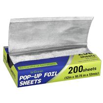 Folhas de alumínio Biocean 200 de alumínio pré-cortado 30x27cm para alimentos