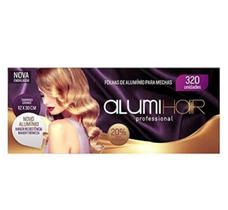 Folhas de Alumínio Para Mechas Alumi Hair 320 Unidades C/10 Caixas
