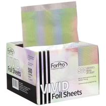Folhas de alumínio para Pro Professional Vivid Celestial 500 unidades Folhas de alumínio para Pro Professional Vivid Celestial 500 unidades