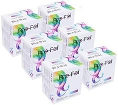 Folhas de Alumínio Pré-Cortadas para Mechas Just Home 3000 unidades Folhas de Alumínio Pré-Cortadas para Mechas Just Home 3000 unidades